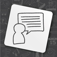 doodle people speech