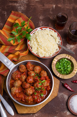 Traditional spicy meatballs