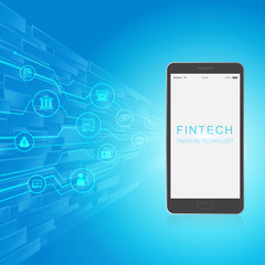 Fintech Investment Financial Internet Technology Concept