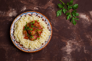 Traditional spicy meatballs