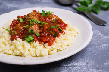Traditional spicy meatballs