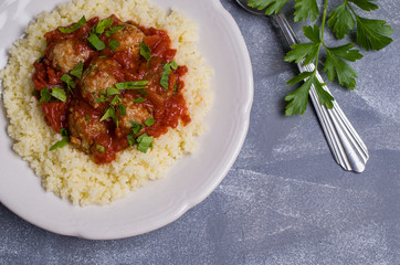 Traditional spicy meatballs