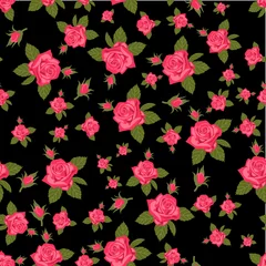 Meubelstickers Rose seamless background . Elegance Seamless pattern with flowers roses © Aygun