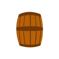 Simple Beer Barrel Illustration