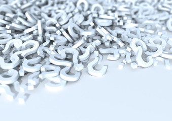 Question mark. 
