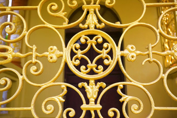 Forged decoration of the balcony