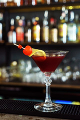 cocktail in the bar