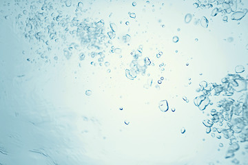 underwater air bubbles texture light blue background