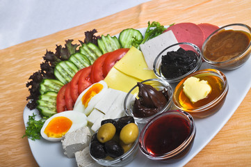 Yummy breakfast plate