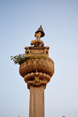 Bhupatindra Malla Status in Bhaktapur Dubar Square