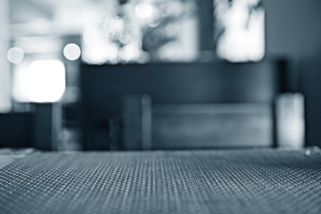 table chair blurred close background