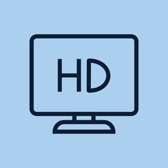 HD monitor icon
