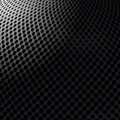 Vector abstract dotted background. Black and white halftone effect vector illustration.