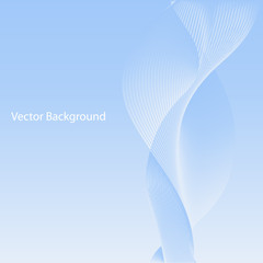 Vector abstract background. Line waves. For business, science, technology design.