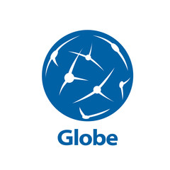 vector logo globe