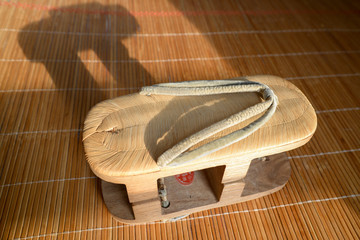 A Japanese traditional shoes