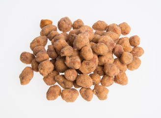 peanuts or roasted peanuts on a background.
