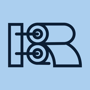 Rolling machine icon