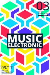 Universal bright modern posters