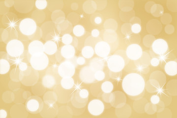 Gold bokeh background, festive pattern