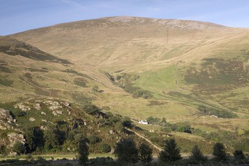 Fototapeta na wymiar Mountain Peak outside Llanberis; Snowdonia; Wales