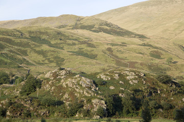 Obraz premium Mountain Peak near Llanberis; Snowdonia; Wales