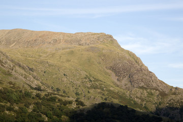 Fototapeta premium Mountain Peak in Llanberis; Snowdonia; Wales