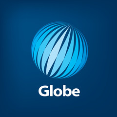 vector logo globe