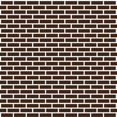 Obraz premium Seamless background from a dark brick. Vector illustration