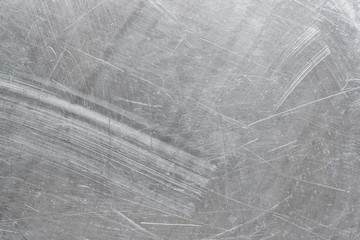 Old metal surface of stainless steel or aluminum as wallpaper