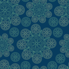 Citrus Inspired Geometric Pattern