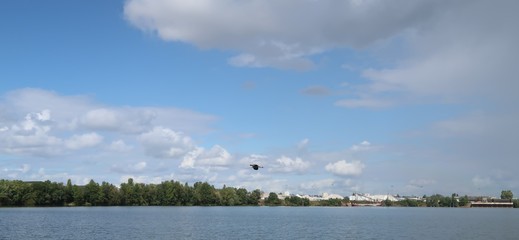 Inner harbor of Mâcon, France