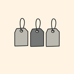 Vector of stationery doodle style