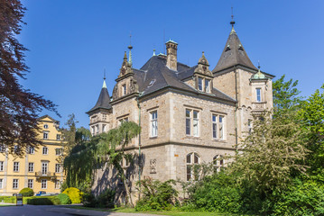 Fototapeta na wymiar Historic renaissance Buckeburg palace complex in Germany