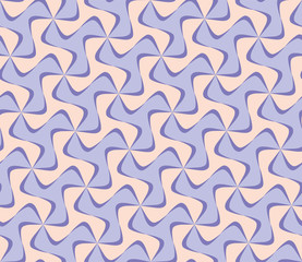 Repeating monochrome twisted stripe pattern