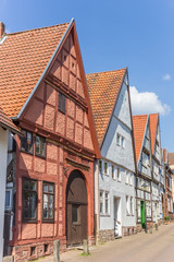 Half-timbered houses in the historic center of Blomberg