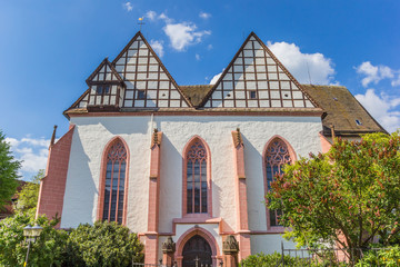 Front of the monastery church in Blomberg