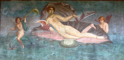Fototapety  Pompeje, Włochy: fresk
