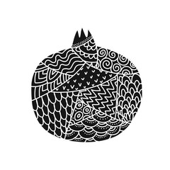 Pomegranate ornate, sketch for your design