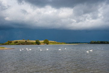 Landschaft mit Stülper Huk am Dummersdorfer Ufer in Lübeck - Dummersdorf