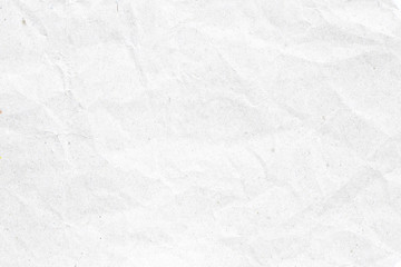 Crumpled white paper texture