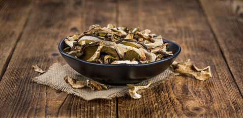 Fresh made Dried Porcinis