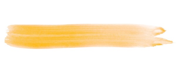 Handgemalter Pinselstreifen orange