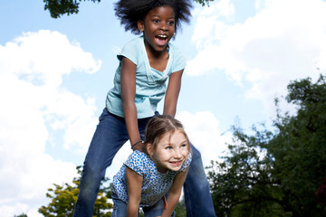 Kids in Garden