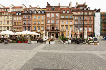Naklejka premium Houses features in Warsaw