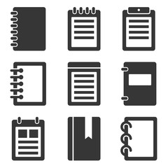 Notebook Icons Set