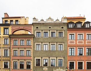 Houses features in Warsaw