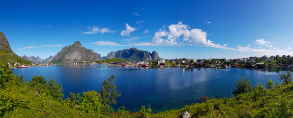 Landscape panorama from Norway