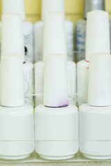 Bottles of nail polish