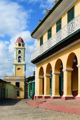 Fototapeta premium Cobbled streets inTrinidad in Cuba